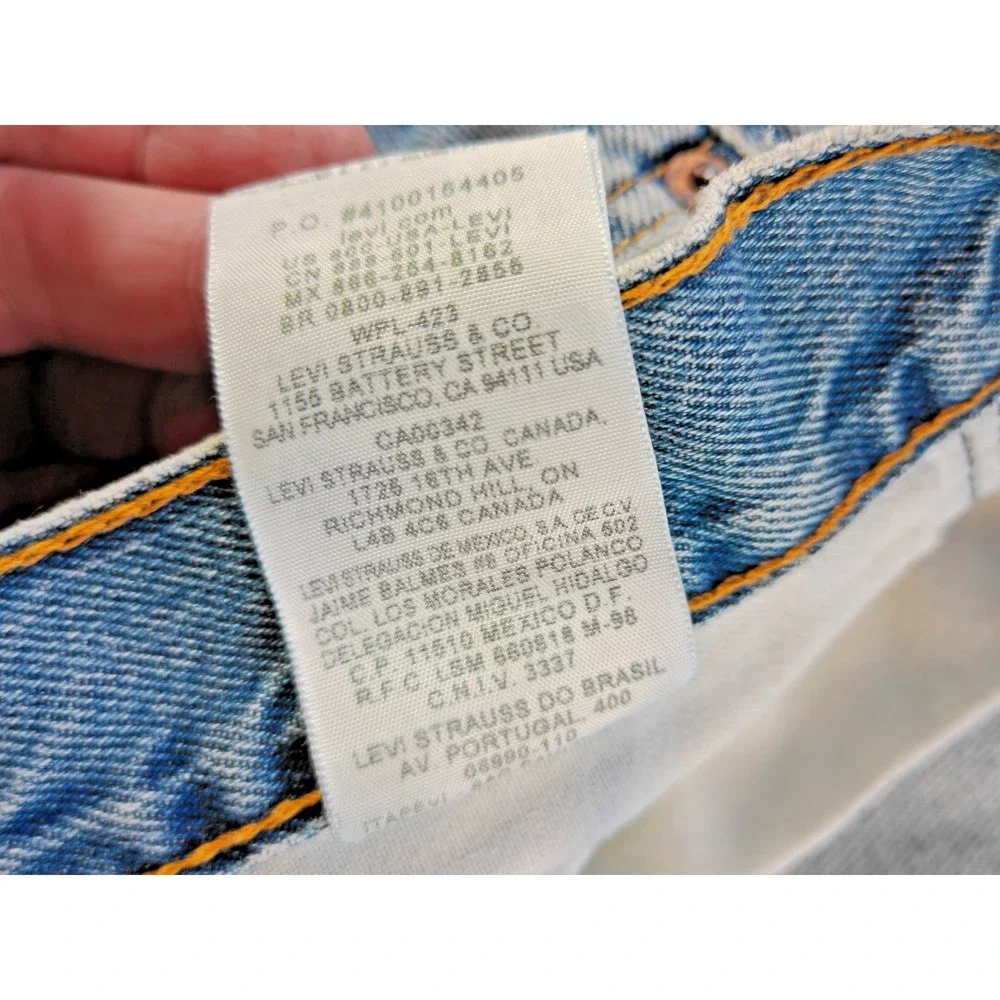 Levi's 550 Big Men's Jeans Size 48x29 Blue Denim 48 Waist 29 Inseam - Picture 3 of 16